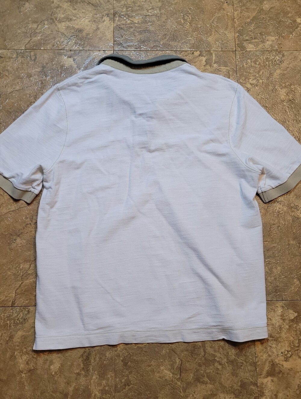 Carbon2Cobalt Polo Shirt Mens Medium M White Short Sleeve Classic Preppy - Picture 2 of 8